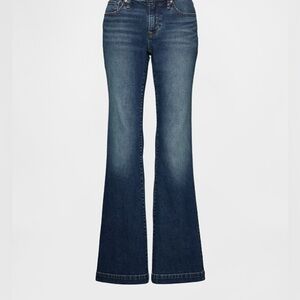 Y2K Gap Flare Jeans Long & Lean Vintage Wash Denim Flare Jeans Women’s Sz 1R